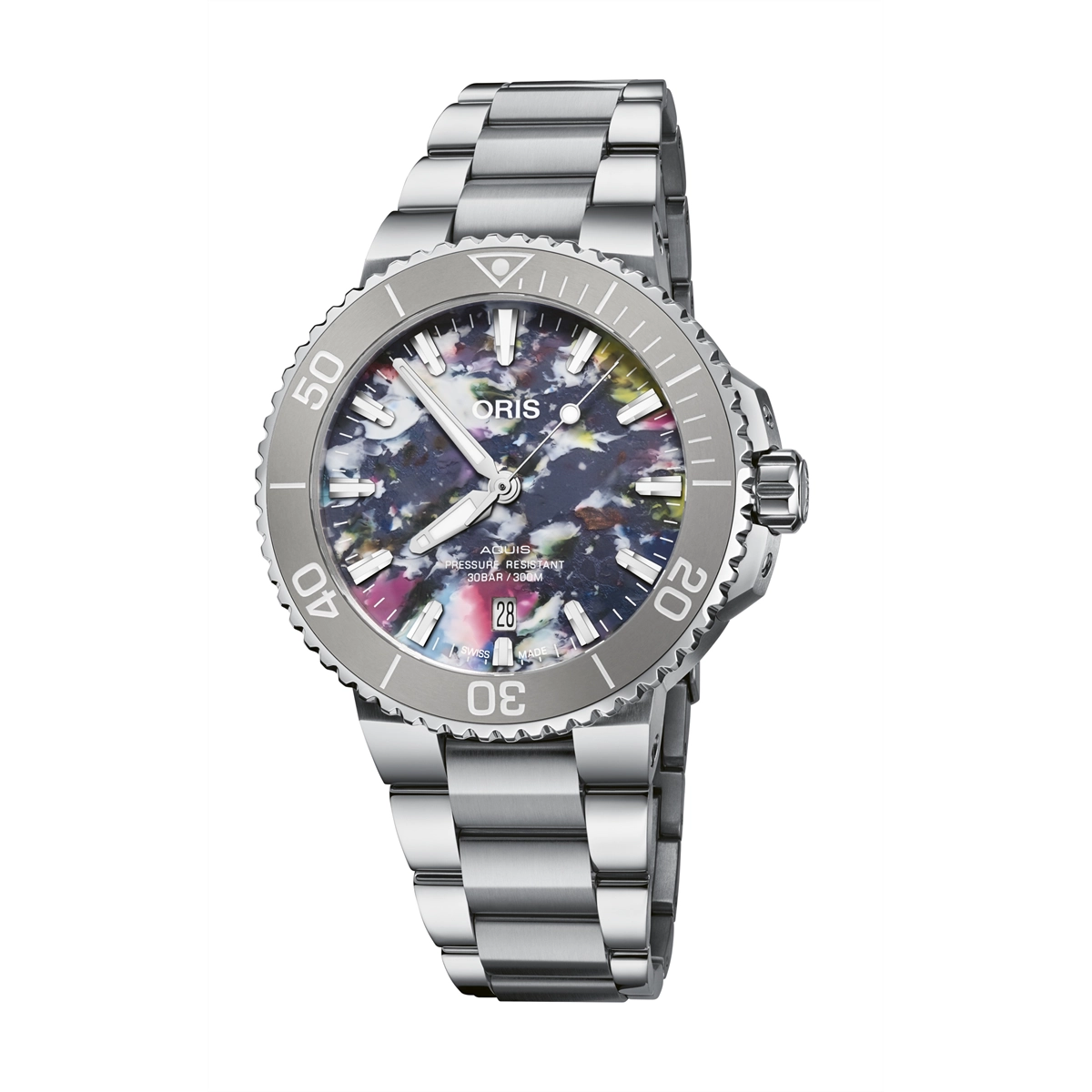 Reloj fashion oris aquis date