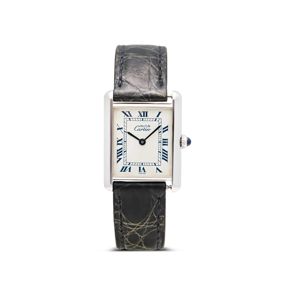 Cartier Tank Must de Cartier Sterling Silver Quartz (Preowned)(See Des –  Meierotto Jewelers