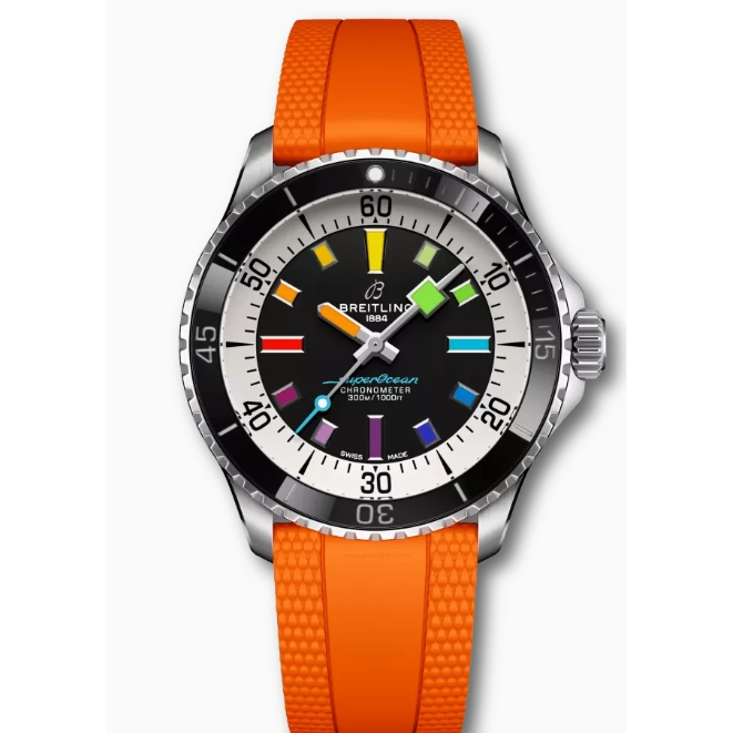 Breitling Superocean III Orange Strap