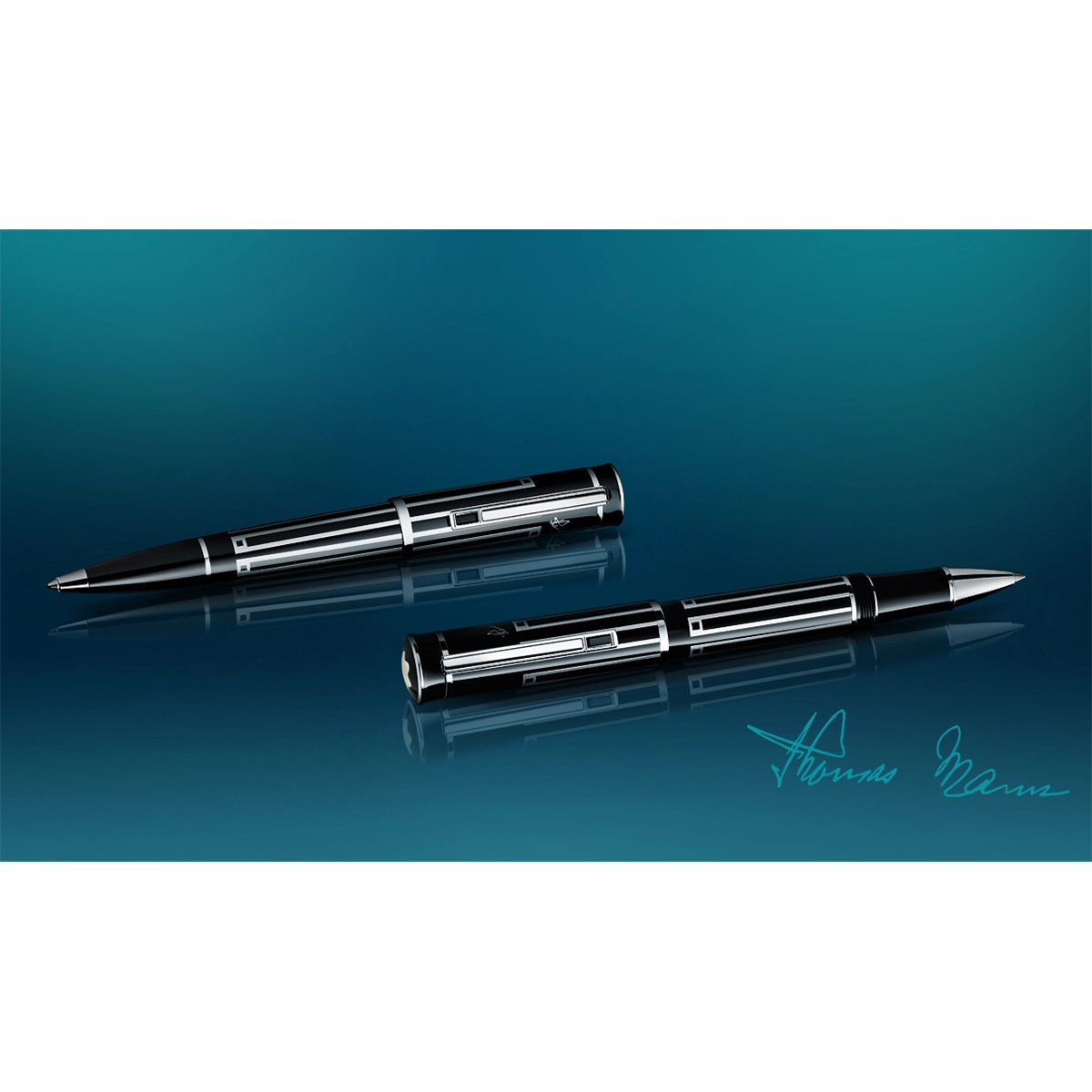 Montblanc Writers Edition Thomas Mann Ballpoint Pen Limited M Meierotto Jewelers