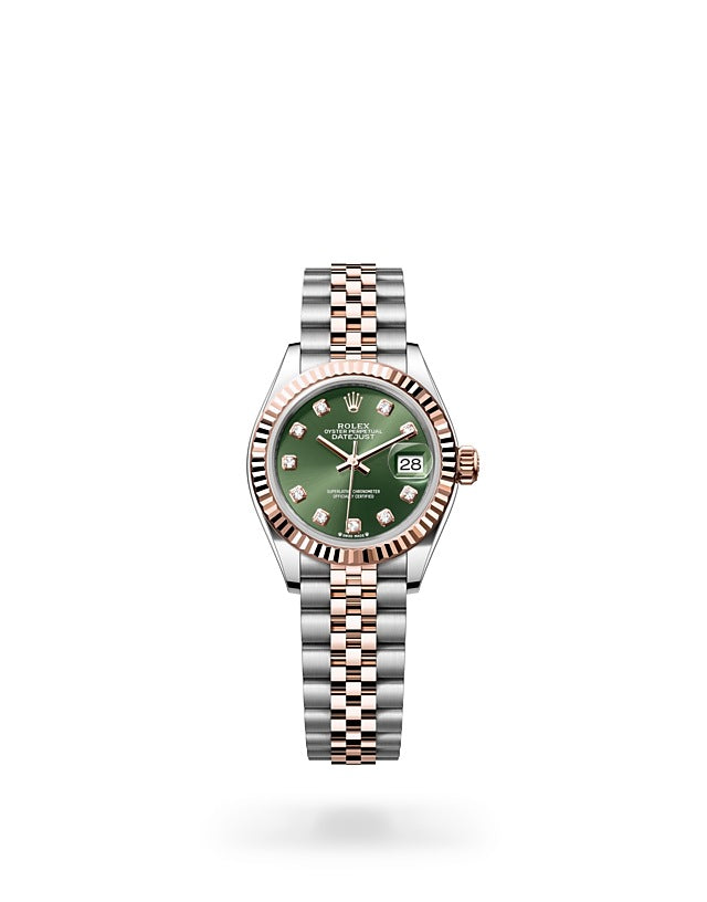 Rolex lady shop datejust green dial