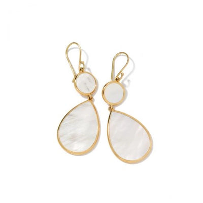 Ippolita Earrings in Yellow Gold containing Mother of pearl GE632MOPSL