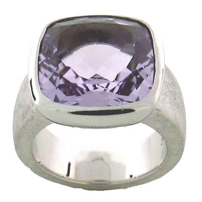 William & James Rings in Silver containing Amethyst ALZ-00133-001