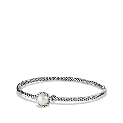 David Yurman Bracelets in Silver containing Pearl B12609SSBPEM