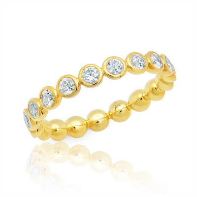 Fana Wedding Rings in Yellow Gold containing Diamond W7010/YG