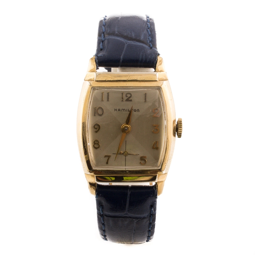 Vintage Hamilton Tank 10K Gold Plated Watch