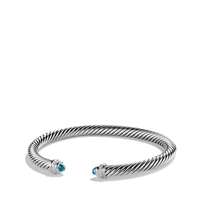 David Yurman Bracelets in Silver containing Blue topaz , Multi-gemstone, Diamond B03934SSABTDIM