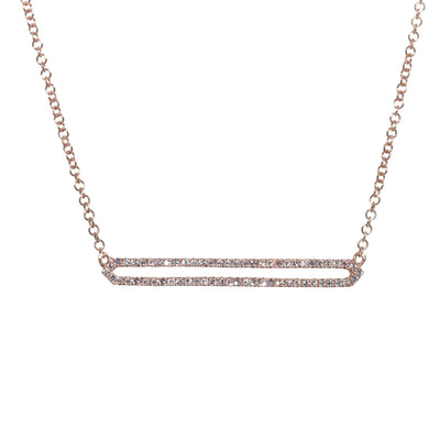 Doves Necklaces in Rose Gold containing Diamond N6762-14R