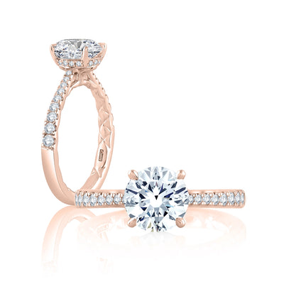 A. Jaffe Engagement Rings in Rose Gold containing Diamond ME2260Q/152-14R