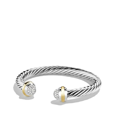 David Yurman Bracelets in Mixed Metals containing Diamond B06561S8ADIM