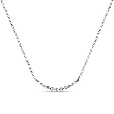 Gabriel & Co Necklaces in White Gold containing Diamond NK4942W45JJ