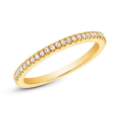 Wedding Bands Wedding Rings in Yellow Gold containing Diamond 378435