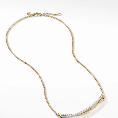 David Yurman Necklaces in Yellow Gold containing Diamond N14137D88ADI17