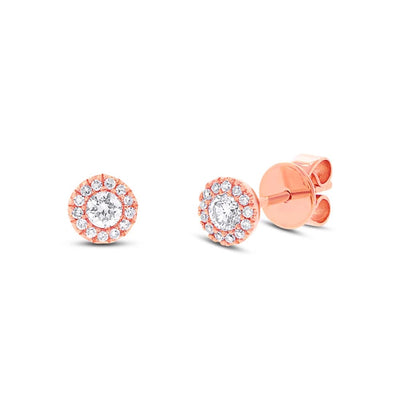 Earrings Earrings in Rose Gold containing Diamond 383315