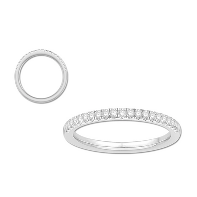 Wedding Bands Wedding Rings in White Gold containing Diamond 387093