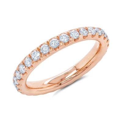 Wedding Bands Wedding Rings in Rose Gold containing Diamond 388373