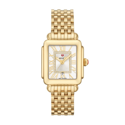 Michele watch in Yellow Gold MWW06G000014