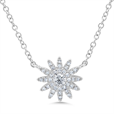 Necklaces Necklaces in White Gold containing Diamond 389410