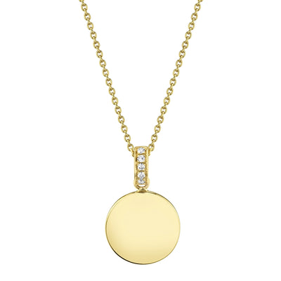 Necklaces Necklaces in Yellow Gold containing Diamond 389415