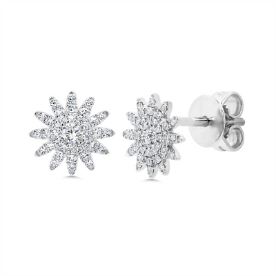 Earrings Earrings in White Gold containing Diamond 389427