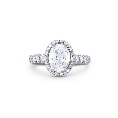 Jack Kelege Engagement Rings in Platinum/Palladium containing Diamond KPR609OV