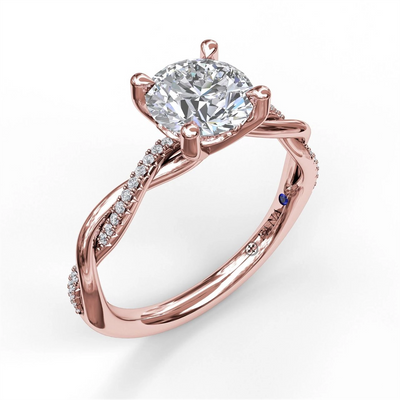 Fana Engagement Rings in Rose Gold containing Diamond S3901/RG