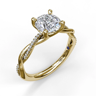 Fana Engagement Ring in Yellow Gold containing Diamond S3901/YG