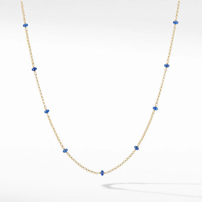 csv_image David Yurman Necklace in Yellow Gold containing Sapphire N1477888ABS22