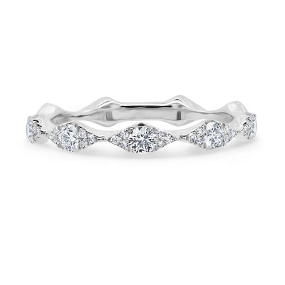 Wedding Bands Rings in White Gold containing Diamond 390290