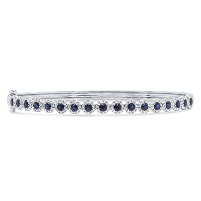 Bracelets Bracelets in White Gold containing Multi-gemstone, Diamond, Sapphire 390413