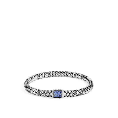 John Hardy Bracelets in Silver containing Other, Multi-gemstone, Sapphire BBS90422RVBLS2BSPXUM