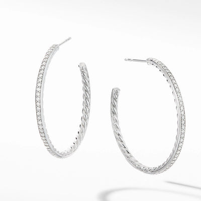 David Yurman Earrings in Silver containing Diamond E14754DSSADI