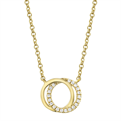 Necklaces Necklaces in Yellow Gold containing Diamond 394054