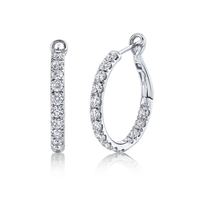 Earrings Earrings in White Gold containing Diamond 394524