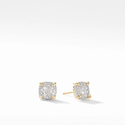 David Yurman Earrings in Yellow Gold containing Diamond E14921D88ADI