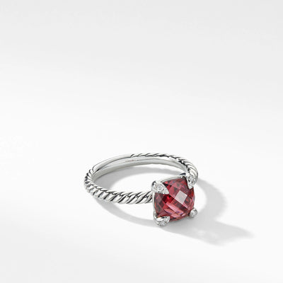 David Yurman Rings in Silver containing Garnet, Multi-gemstone, Diamond R16329DSSARGDI6