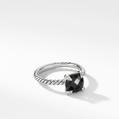 David Yurman Rings in Silver containing Black onyx, Multi-gemstone, Diamond R16329DSSABODI6