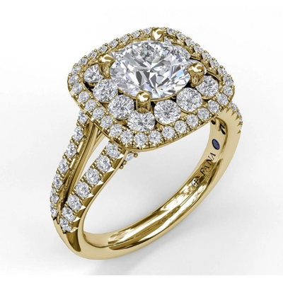 Fana Engagement Ring in Yellow Gold containing Diamond S3507/YG