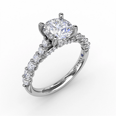 Fana Engagement Rings in White Gold containing Diamond S3216/WG