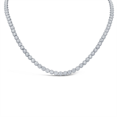 Necklaces Necklaces in White Gold containing Diamond 399428