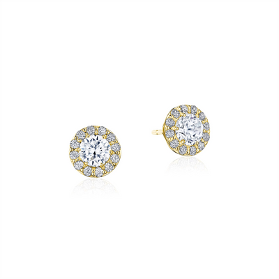 csv_image Tacori Earring in Yellow Gold containing Diamond FE 809 RD 5.5 FY