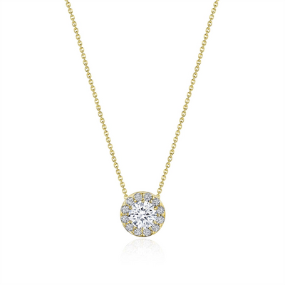 Tacori Necklaces in Yellow Gold containing Diamond FP 809 RD 6 FY