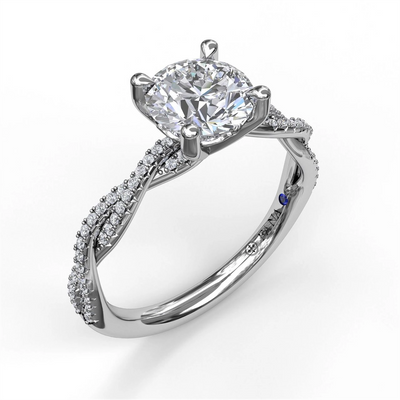 Fana Engagement Ring in White Gold containing Diamond S3902/WG