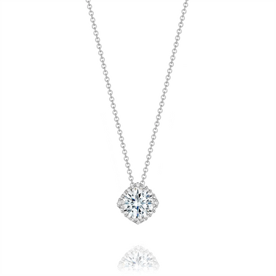 Tacori Necklaces in White Gold containing Diamond FP 643 5 FW