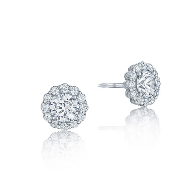 Tacori Earrings in White Gold containing Diamond FE 803 RD 7 FW