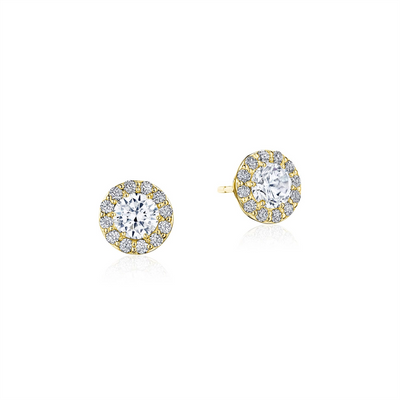 Tacori Earrings in Yellow Gold containing Diamond FE 809 RD 6 FY