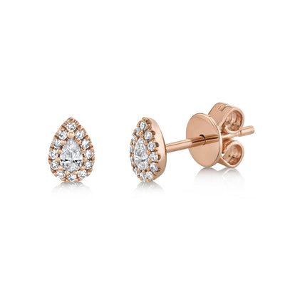 Earrings Earrings in Rose Gold containing Diamond 402962