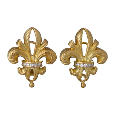 Lagos Earrings in Yellow Gold containing Diamond Lagos202008131