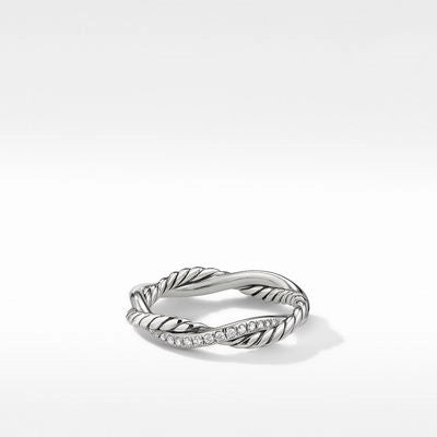 David Yurman Rings in Silver containing Diamond R16370DSSADI55