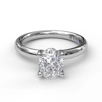 Fana Engagement Ring in White Gold S1013/WG/1.0CTOV